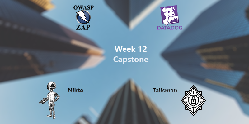 Capstone Project: Week 12, Security Testing