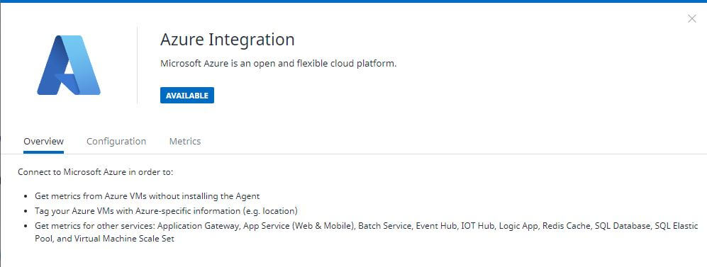 Datadog Azure Integration