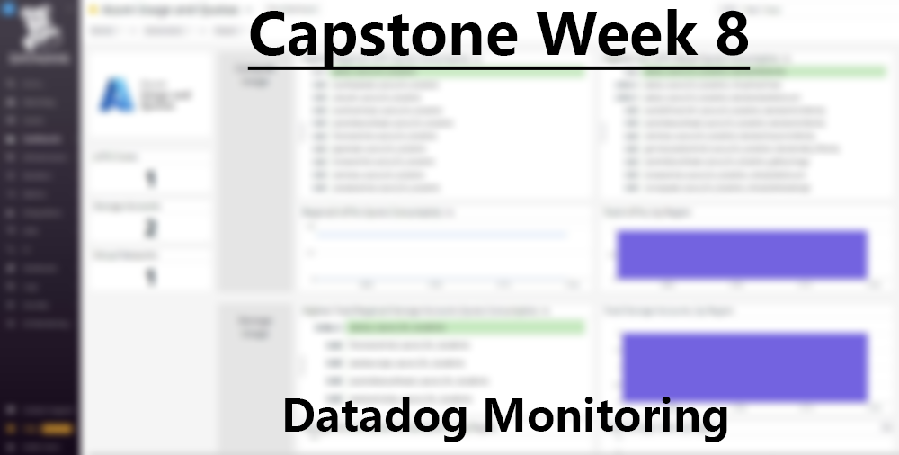 Capstone Project: Week 8, Monitoring