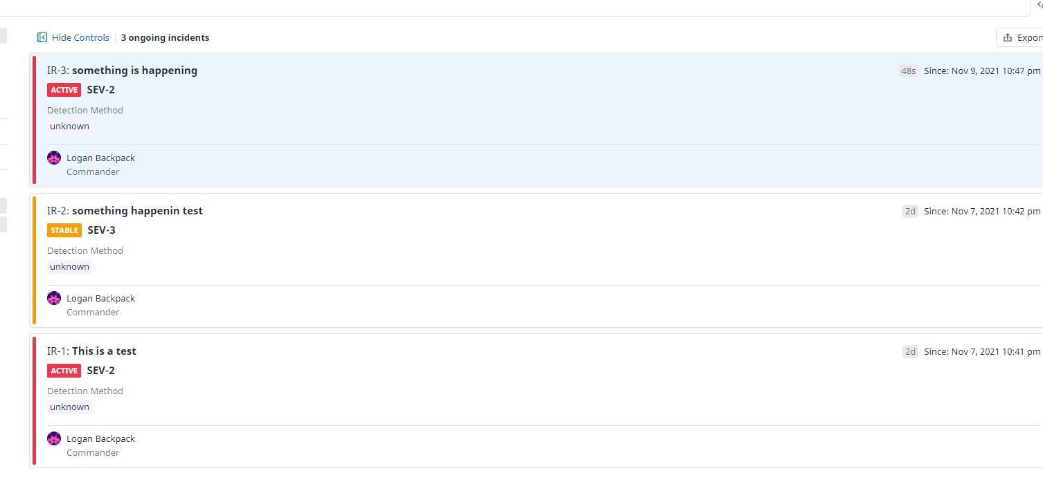 Datadog Incidents
