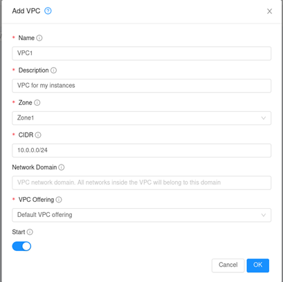 Figure 1, VPC Config